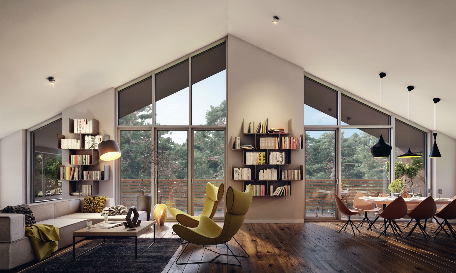 pitched-ceiling-design-ideas
